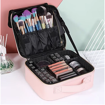 Geanta pentru cosmetice cu multiple compartimente 26 x 23 x 10 cm Geanta pentru cosmetice cu multiple compartimente 26 x 23 x 10 cm