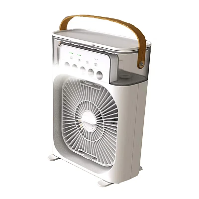 Ventilator portabil cu umidificator incorporat conectare USB cu lumina de noapte Ventilator portabil cu umidificator incorporat conectare USB cu lumina de noapte