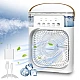 Ventilator portabil cu umidificator incorporat conectare USB cu lumina de noapte Ventilator portabil cu umidificator incorporat conectare USB cu lumina de noapte