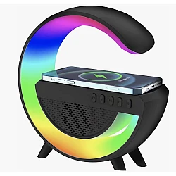 Boxa Multifunctionala G500 3 in 1 lampa LED RGB smart bluetooth Incarcator telefon wireless