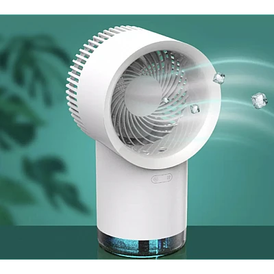 Ventilator de birou 4 IN 1 puternic 3 trepte de viteza cu umidificator Ventilator de birou 4 IN 1 puternic 3 trepte de viteza cu umidificator
