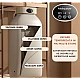 Uscator de rufe electric incorporabil 10Kg control touch screen pliabil protectie supraincalzire Uscator de rufe electric incorporabil 10Kg control touch screen pliabil protectie supraincalzire