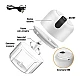 Mini tocator electric de bucatarie incarcare USB 250ml cu 3 lame Alb Mini tocator electric de bucatarie incarcare USB 250ml cu 3 lame Alb