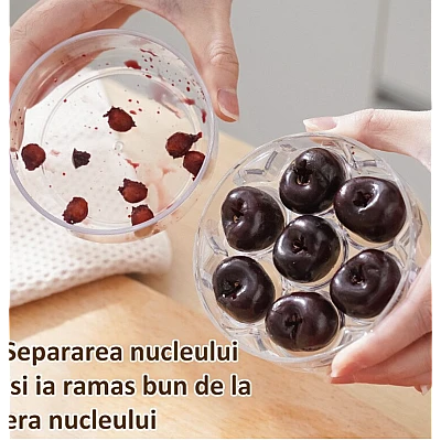 Aparat de scos samburi pentru cirese cu 7 gauri
