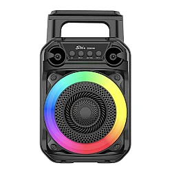 Boxa portabila bluetooth ZQS 6166 cu led RGB si maner transport