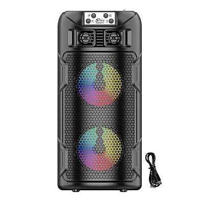 Boxa Bluetooth ZQS 4275 panou solar Radio FM Difuzor 40 W Boxa Bluetooth ZQS 4275 panou solar Radio FM Difuzor 40 W