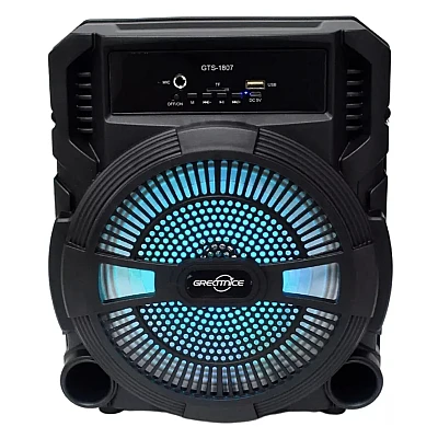 Boxa GTS 1807 Bluetooth de 8 inch cu LED RGB Boxa GTS 1807 Bluetooth de 8 inch cu LED RGB