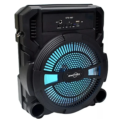 Boxa GTS 1807 Bluetooth de 8 inch cu LED RGB Boxa GTS 1807 Bluetooth de 8 inch cu LED RGB