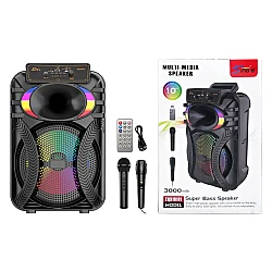 Boxa portabila cu bluetooth ZQS 10101 de 10 inch putere 20000W