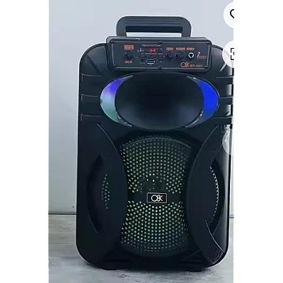 Boxa portabila cu bluetooth BT 1001 de 10 inch microfon led RGB Boxa portabila cu bluetooth BT 1001 de 10 inch microfon led RGB