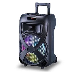 Boxa portabil MBA YE 1216 tip troller de 12 inch cu microfon si LED