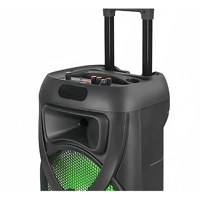 Boxa portabil MBA YE 1216 tip troller de 12 inch cu microfon si LED