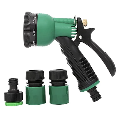 Cap stropire pentru furtun cu 3 mufe incluse metal si plastic Cap stropire pentru furtun cu 3 mufe incluse metal si plastic