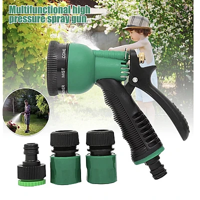 Cap stropire pentru furtun cu 3 mufe incluse metal si plastic Cap stropire pentru furtun cu 3 mufe incluse metal si plastic