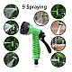 Pistol de stropit 7 moduri de udare material ABS fara scurgeri negru/verde Pistol de stropit 7 moduri de udare material ABS fara scurgeri negru/verde