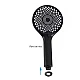 Para de dus universala 3 moduri de jet diametru 25cm NEGRU Para de dus universala 3 moduri de jet diametru 25cm NEGRU