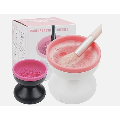 Dispozitiv electric rotativ pentru curatare pensule makeup incarcare usb Dispozitiv electric rotativ pentru curatare pensule makeup incarcare usb