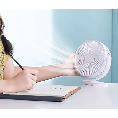 Ventilator portabil 6 inci Cu functie de clip Pliabil USB 2400MAH 4 trepte viteza Ventilator portabil 6 inci Cu functie de clip Pliabil USB 2400MAH 4 trepte viteza