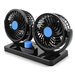 Ventilator Auto Dublu Alimentare La Priza Masinii De 12V Foarte Silentios 2 Trepte De Viteza Mars 304