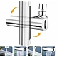 Robinet de bucatarie cu extensie 4 moduri curgere apa cascada picaturi de ploaie bule si 2 jeturi Robinet de bucatarie cu extensie 4 moduri curgere apa cascada picaturi de ploaie bule si 2 jeturi