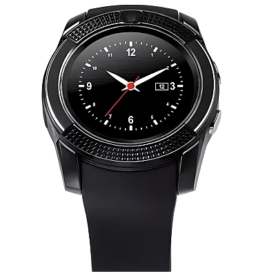 Ceas Smartwatch V8 cu functie apelare SMS camera Bluetooth Android Negru Ceas Smartwatch V8 cu functie apelare SMS camera Bluetooth Android Negru