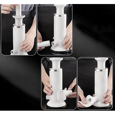 Masina manuala 2 in 1 pentru carnati si chiftele compacta usor de utilizat