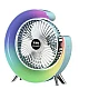 Ventilator de birou rotativ Andowl Q FS800 cu iluminare LED RGB Ventilator de birou rotativ Andowl Q FS800 cu iluminare LED RGB