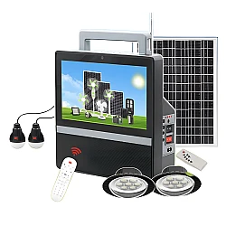 Kit panou solar cu TV GD 8088 putere 200W multifunctional