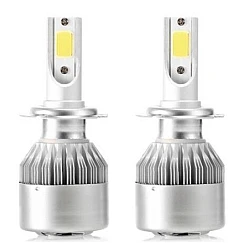 Set 2 becuri auto C6 H3 6000K 36W/bec 8000lm 60LED