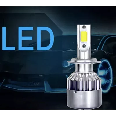 Set 2 becuri auto C6 H3 6000K 36W/bec 8000lm 60LED Set 2 becuri auto C6 H3 6000K 36W/bec 8000lm 60LED