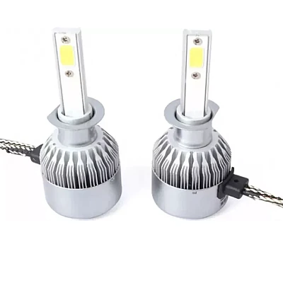 Set 2 becuri auto C6 H3 6000K 36W/bec 8000lm 60LED Set 2 becuri auto C6 H3 6000K 36W/bec 8000lm 60LED
