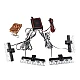 Set 4 stroboscoape cu 4 leduri lumina Galbena si Telecomanda Set 4 stroboscoape cu 4 leduri lumina Galbena si Telecomanda