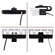 Set 4 lumini LED de avertizare rosu albastru pentru grila functii stroboscop 36W 12V Set 4 lumini LED de avertizare rosu albastru pentru grila functii stroboscop 36W 12V