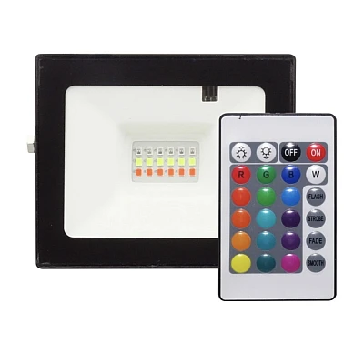 Proiector Cu Led putere 10W Rgb Cu Telecomanda Proiector Cu Led putere 10W Rgb Cu Telecomanda
