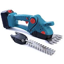 Foarfeca gradinarit electrica 2 in 1 acumulator pentru tuns Iarba gard viu sau arbusti 2 foarfeci Incluse