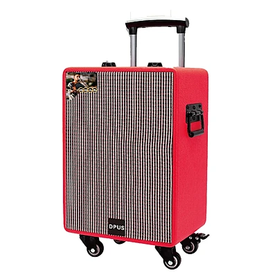 Boxa mare portabila tip troller DP S1001 de 10 inch cu microfon si telecomanda Boxa mare portabila tip troller DP S1001 de 10 inch cu microfon si telecomanda