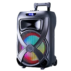 Boxa portabila cu bluetooth YE 1216 difuzor 12 inch cu led multicolor