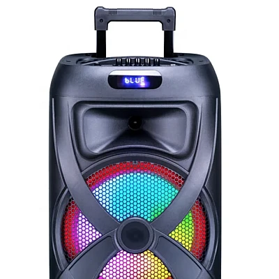 Boxa portabila cu bluetooth YE 1216 difuzor 12 inch cu led multicolor Boxa portabila cu bluetooth YE 1216 difuzor 12 inch cu led multicolor
