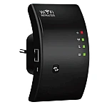 Amplificator semnal Wireless WiFi Repeater/Range Extender 300 Mbps Negru