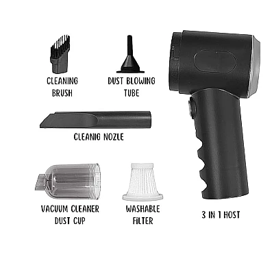 Mini aspirator 3 in 1 reincarcabil AS 228 cu capete de schimb Mini aspirator 3 in 1 reincarcabil AS 228 cu capete de schimb