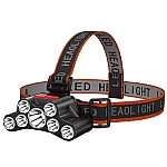 Lanterna de cap T26 cu 7 LED si 4 moduri iluminare USB