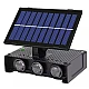 Lampa Solara de perete dubla cu panou solar 6 LED montaj pe perete iluminare sus/jos Lampa Solara de perete dubla cu panou solar 6 LED montaj pe perete iluminare sus/jos