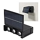 Lampa Solara de perete dubla cu panou solar 6 LED montaj pe perete iluminare sus/jos Lampa Solara de perete dubla cu panou solar 6 LED montaj pe perete iluminare sus/jos