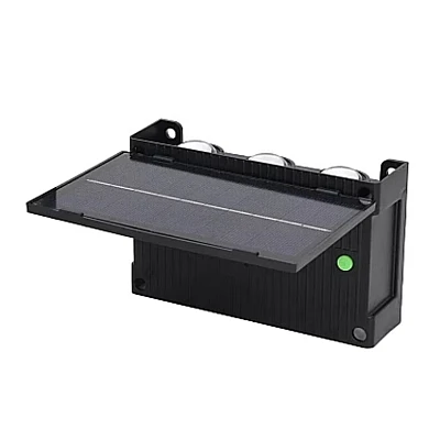 Lampa Solara de perete dubla cu panou solar 6 LED montaj pe perete iluminare sus/jos Lampa Solara de perete dubla cu panou solar 6 LED montaj pe perete iluminare sus/jos