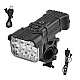 Far LED pentru bicicleta 12 leduri claxon 120 decibeli 5 moduri de iluminare afisaj baterie 4000 lumeni Far LED pentru bicicleta 12 leduri claxon 120 decibeli 5 moduri de iluminare afisaj baterie 4000 lumeni