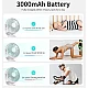 Ventilator portabil cu clip rotire 360 cu 3 viteze ultra silentios incarcare rapida Q T74 Ventilator portabil cu clip rotire 360 cu 3 viteze ultra silentios incarcare rapida Q T74