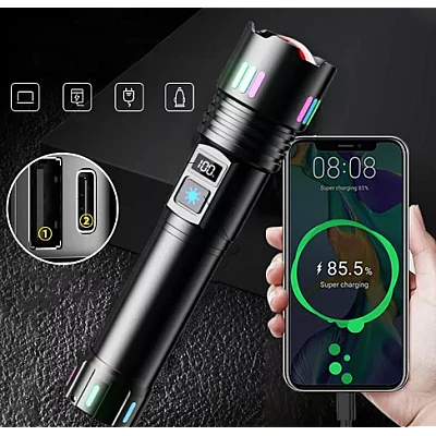 Lanterna LED L660 zoom telescopic reincarcabila 35W Lanterna LED L660 zoom telescopic reincarcabila 35W