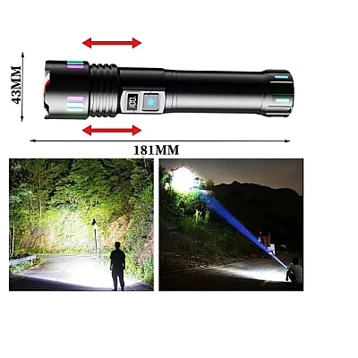 Lanterna LED L660 zoom telescopic reincarcabila 35W Lanterna LED L660 zoom telescopic reincarcabila 35W