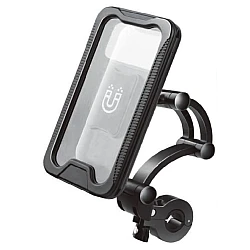 Suport de telefon pentru moto / bicicleta impermeabil cu carcasa si rotire S806