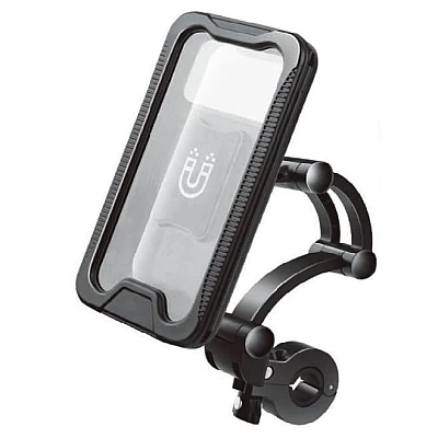 Suport de telefon pentru moto / bicicleta impermeabil cu carcasa si rotire S806 Suport de telefon pentru moto / bicicleta impermeabil cu carcasa si rotire S806